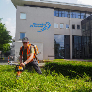 Heggenknippen bij het waterschap