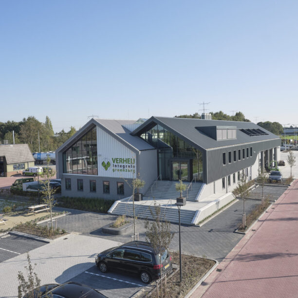 Het nieuwe pand van Verheij Integrale groenzorg